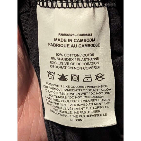 Nike Girls Black Leggings Size Medium Ankle - Picture 5 of 11